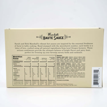 A Haute Sauce Gift Set - Marshall's Haute Sauce - Cooking Gifts For Men and Women - The Pepper Pantry (Formerly Marie Sharp's)